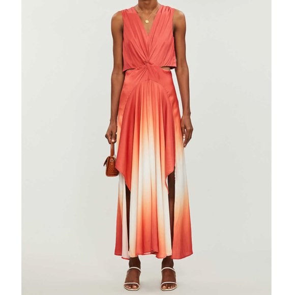 Maje Dresses & Skirts - MAJE Sleeveless Ombre dress in Terracota